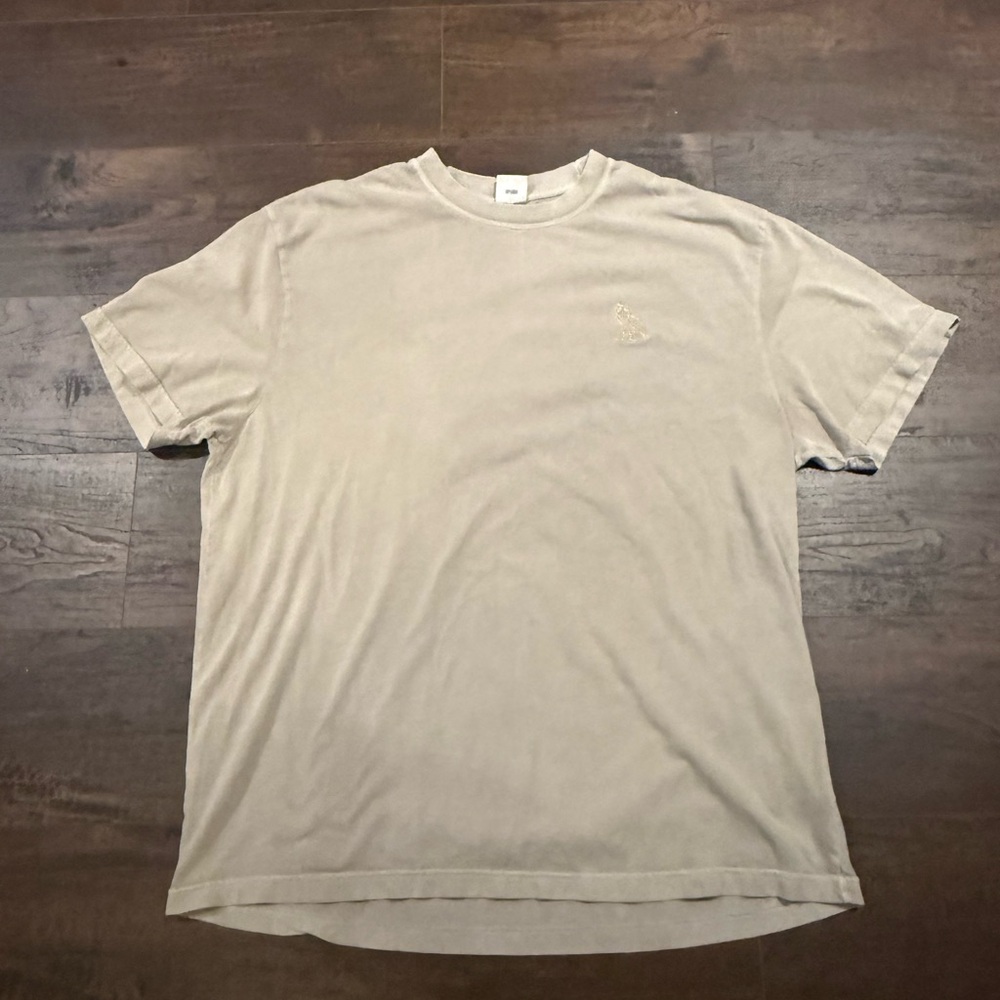 OVO Tan Short Sleeve Tee Classic Cotton Shirt